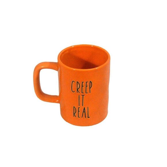 B Harbor Collection Double Sided CREEP IT REAL Mug Orange - Picture 2 of 4
